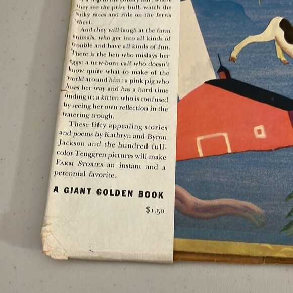 Farm Stories A Giant Golden Book 100 Pictures in Full Color Gustaf Tenggren - Picture 6 of 14